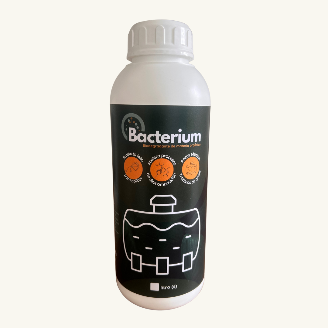 Biodegradante de materia orgánica por 1 litro.